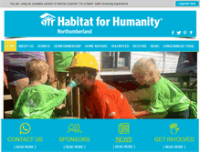 Tablet Screenshot of habitatnorthumberland.ca